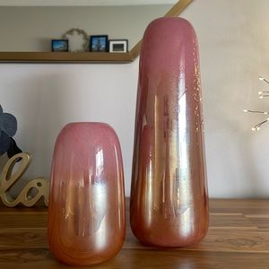 Anthropologie decorative vase Set of 2